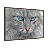 14258792955695905487_2048.jpeg Cat Face Framed Canvas