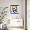 14259180640232819231_2048.jpeg Nautical Sailor Cat Art Framed Canvas