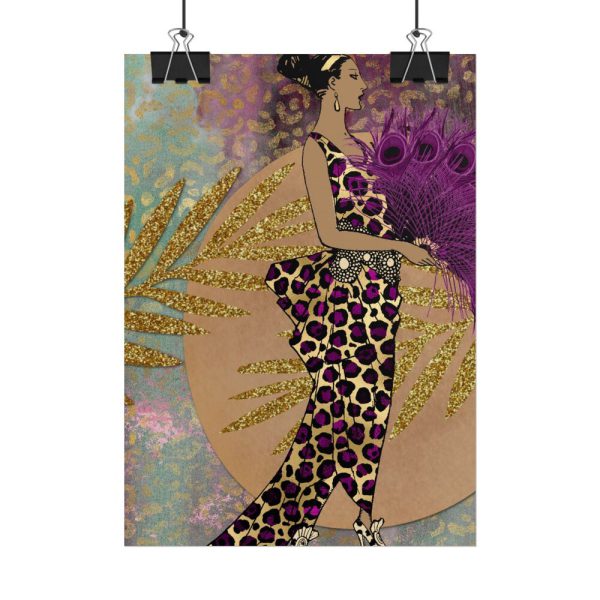 14279820160723925019_2048.jpeg Animal Print African Woman Poster