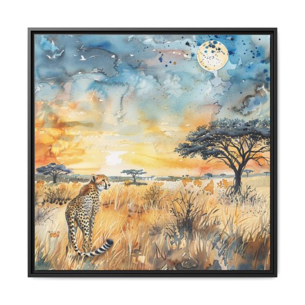14297746014974626727_2048.jpeg Savanna Watercolor Landscape Framed Canvas