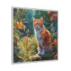 14302280603848550753_2048.jpeg Watercolor Image of Ginger Cat Framed Canvas