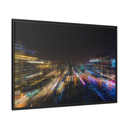 Frozen In Time Framed Canvas