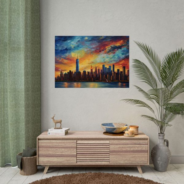 New York Cityscape Painting I Poster