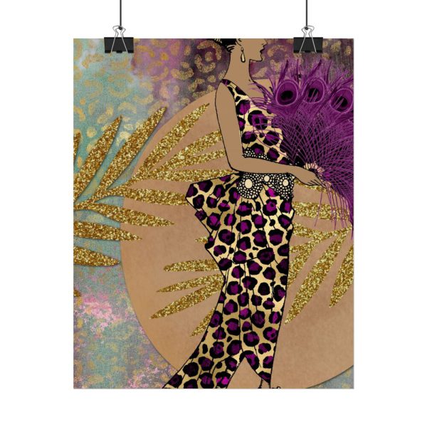 14406167908382492206_2048.jpeg Animal Print African Woman Poster