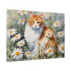 14509512343828955631_2048.jpeg Cat Amongst Daisies Poster
