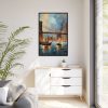 14568196486873572845_2048.jpeg Brooklyn Bridge Painted Art I Framed Canvas