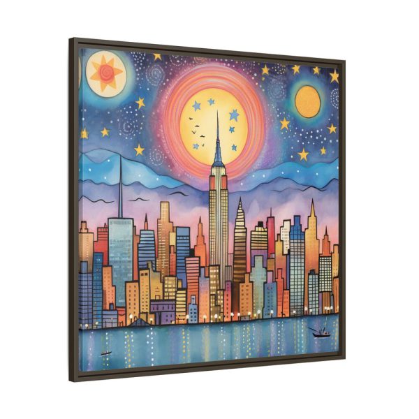 14646999708556166398_2048.jpeg Digital Art New York Skyline Art I Framed Canvas