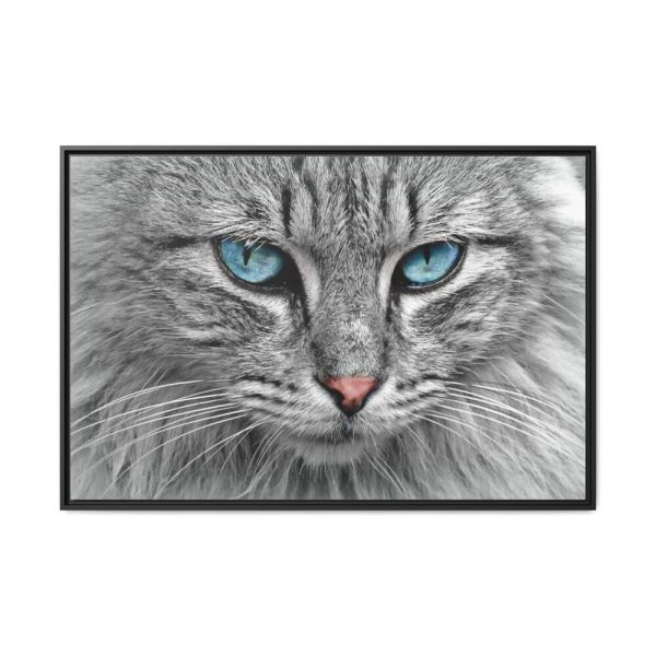 1472752870464060752_2048.jpeg Cat Face Framed Canvas