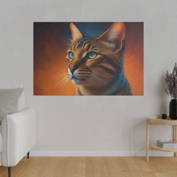 14763561933520173687_2048.jpeg Bengal Cat Portrait Standard Canvas
