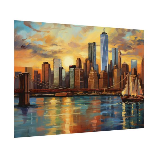 14871310502101635028_2048.jpeg New York Cityscape Painting II Poster