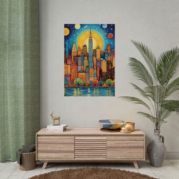 14902205145776277744_2048.jpeg Digital Art New York Skyline Art II Poster
