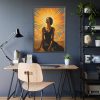 15023333309041643705_2048-1.jpeg Beautiful Woman Retro Style Fashion Framed Poster