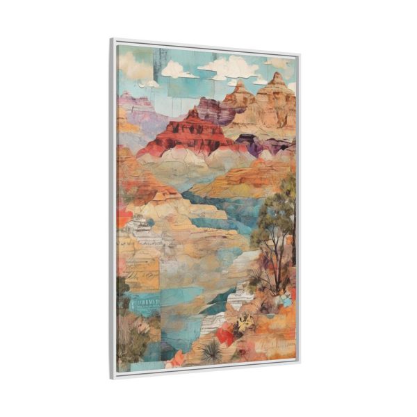 Arizona Patchwork Travel Framed Canvas
