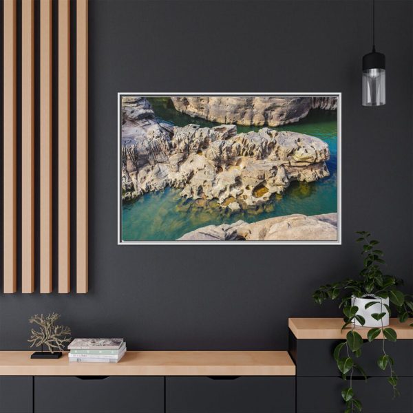 Canyon Stone Art Ubon Framed Canvas
