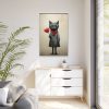 15255033319118483972_2048.jpeg Kitty Cat Valentine Art Framed Canvas
