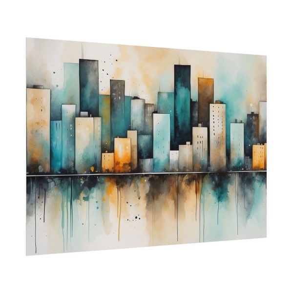 15255728274772280317_2048.jpeg Watercolor Cityscape Poster