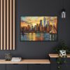 15290894827941716687_2048.jpeg New York Cityscape Painting II Framed Canvas