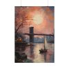 15479188934024970814_2048.jpeg Brooklyn Bridge Painted Art II Poster