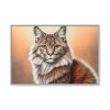 15479624204959668738_2048.jpeg Animal Pet Cat Drawing Framed Canvas