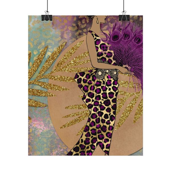 15524384242622628484_2048.jpeg Animal Print African Woman Poster