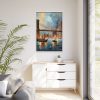 15671342024483347249_2048.jpeg Brooklyn Bridge Painted Art I Framed Canvas