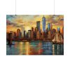 15868603754883474218_2048.jpeg New York Cityscape Painting II Poster