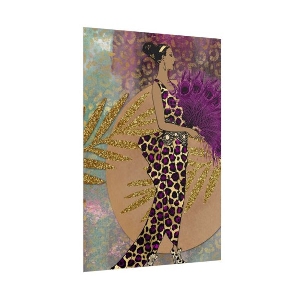 15994299366005898134_2048.jpeg Animal Print African Woman Poster