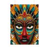 African Tribal Mask Poster