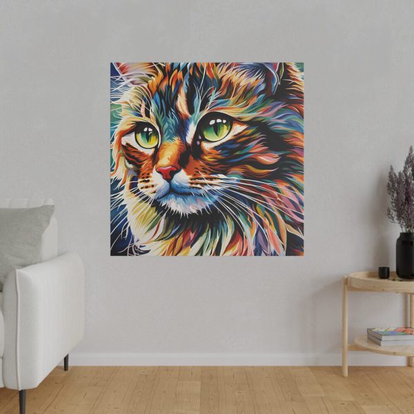 16088139547925744881_2048.jpeg Watercolor Image of Cat Standard Canvas