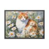 16163856340642911139_2048-1.jpeg Cat Amongst Daisies Framed Poster