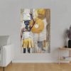 Abstract Ethnic African Art Print Standard Canvas