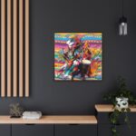 Three African Musicians Performing Framed Canvas - Image 8