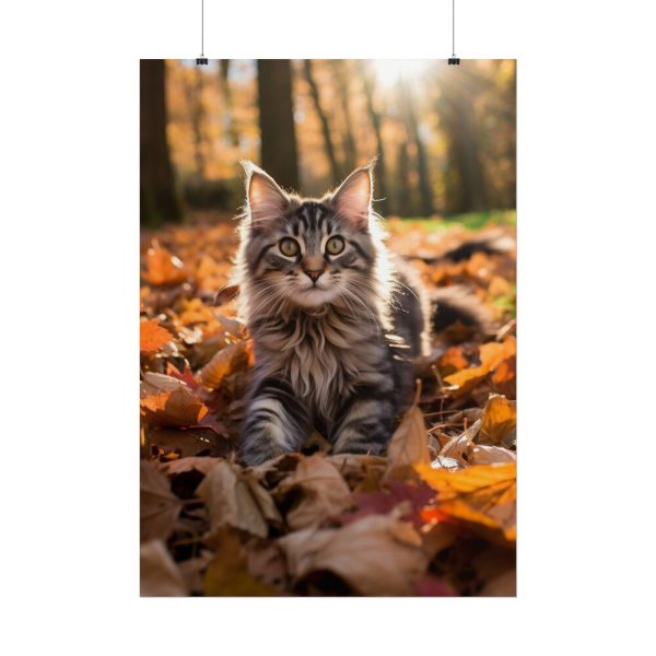 16250637614416162748_2048.jpeg Fluffy Tabby Kitty Laying Poster