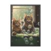 Cats Taking Bubble Bath  Framed Poster