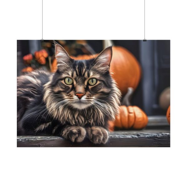 16306238255747888645_2048.jpeg Cat Pumpkin Halloween Poster