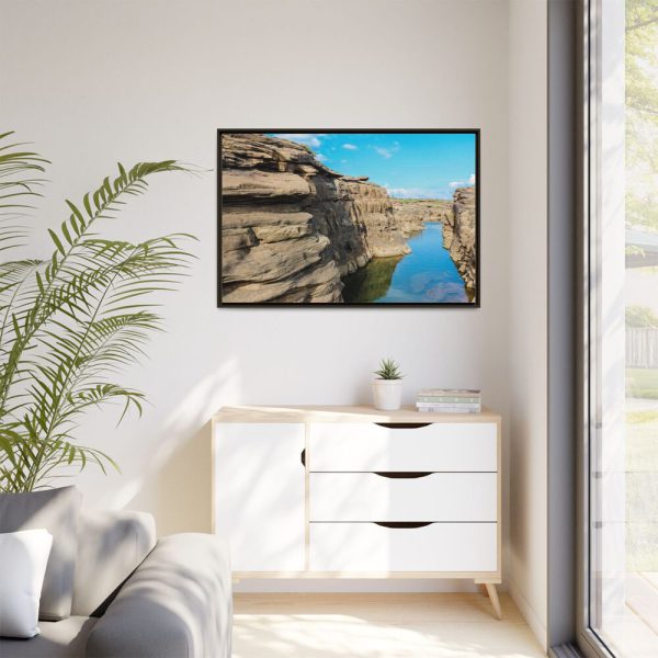 Grand Canyon Stone Framed Canvas
