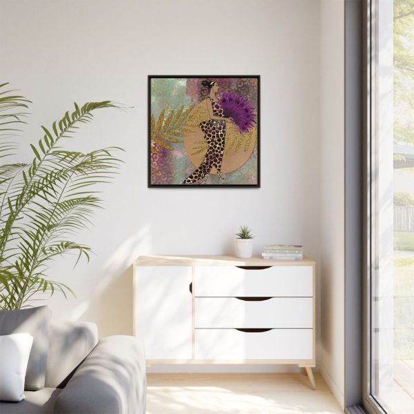 16433720159547014783_2048.jpeg Animal Print African Woman Framed Canvas