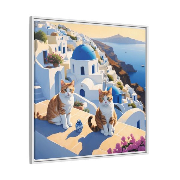 16495840595465329993_2048.jpeg Ginger Cats In Greece Framed Canvas