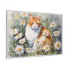 16550109473255111549_2048.jpeg Cat Amongst Daisies Framed Canvas