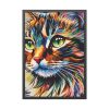 16621836025358764838_2048.jpeg Watercolor Image of Cat Framed Poster