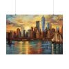 16707075260518836128_2048.jpeg New York Cityscape Painting II Poster