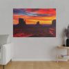 16779902121815814080_2048.jpeg Sun Setting in Monument Valley Standard Canvas