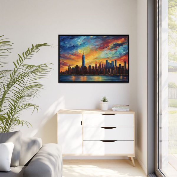 16787377222708972897_2048.jpeg New York Cityscape Painting I Framed Canvas