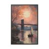 16832354673325266379_2048.jpeg Brooklyn Bridge Painted Art II Framed Canvas