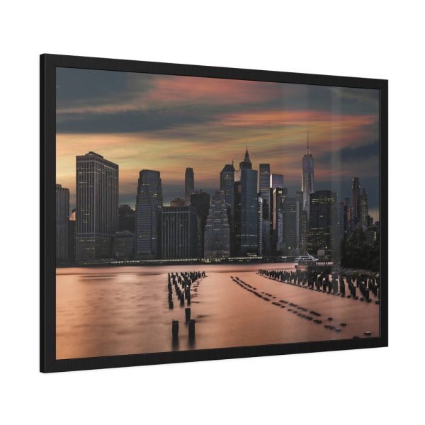 1683815248845582111_2048.jpeg City Skyline at Dusk Framed Poster