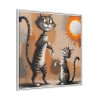 16839335854703542773_2048.jpeg Cute Cat Characters Art Print Framed Canvas