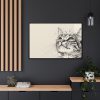 16841779681409352604_2048.jpeg Cat Face Art Framed Canvas