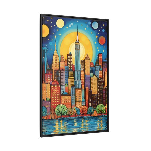 16843036155694804546_2048.jpeg Digital Art New York Skyline Art II Framed Canvas