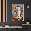 16847719066973306983_2048.jpeg Fluffy Kitten In Tree Framed Canvas