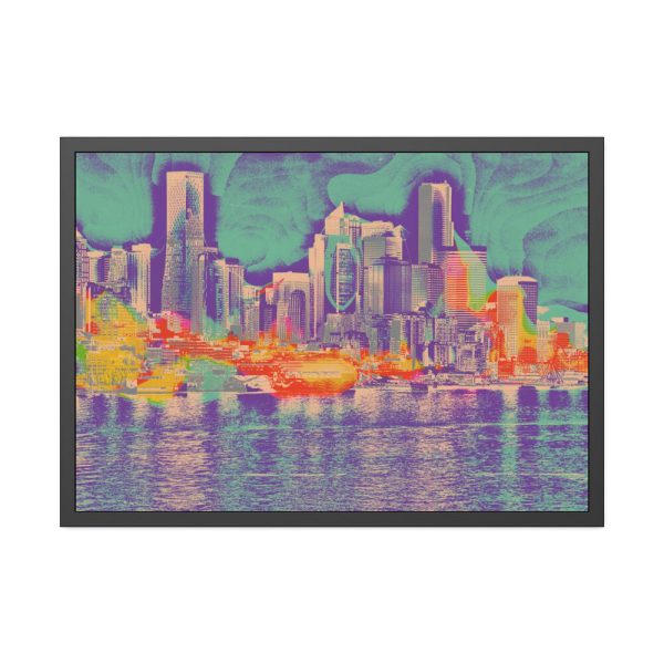1689101364315573290_2048.jpeg Pop Art Seattle Skyline Print Framed Poster